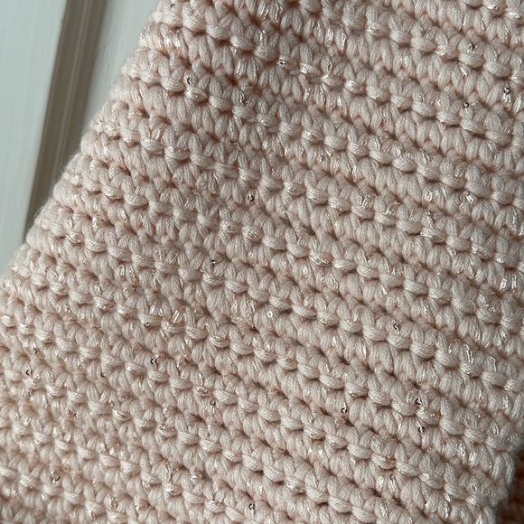 NWT Ugg Blush Knit Scarf with Pom Poms - Picture 2 of 7